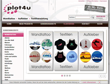 Tablet Screenshot of plot4u.de